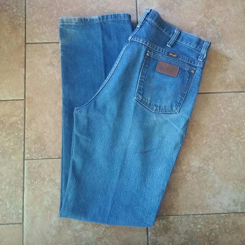 Wranglers Work Blue Jeans